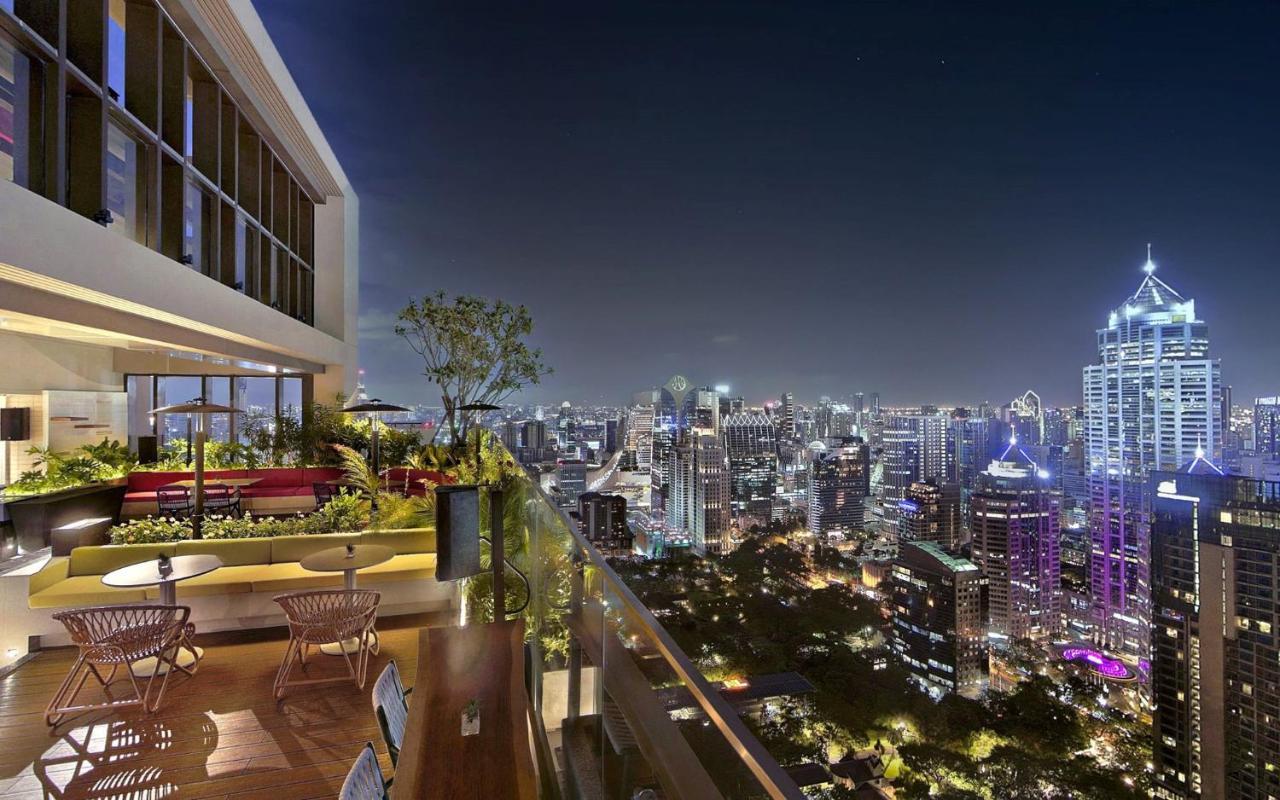 Kimpton Maa-Lai Bangkok By Ihg Hotel Екстериор снимка View from the rooftop