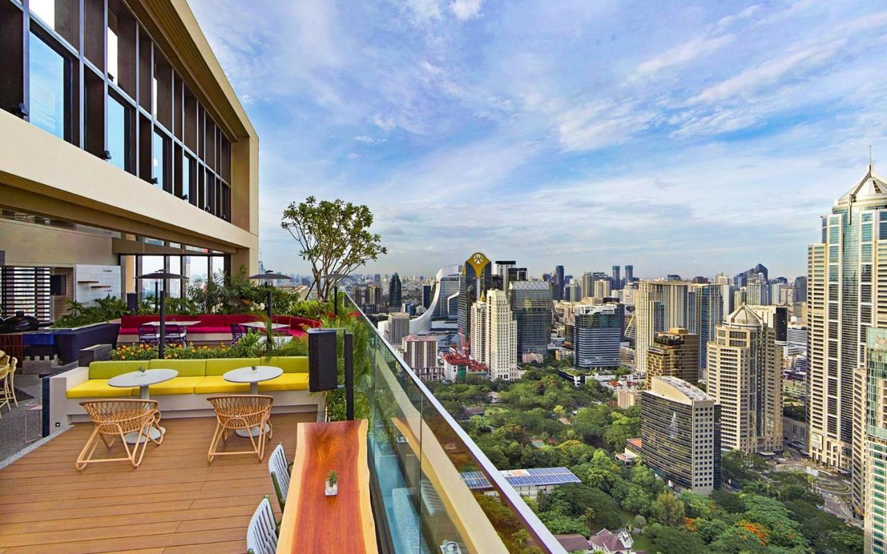 Kimpton Maa-Lai Bangkok By Ihg Hotel Екстериор снимка View from the rooftop
